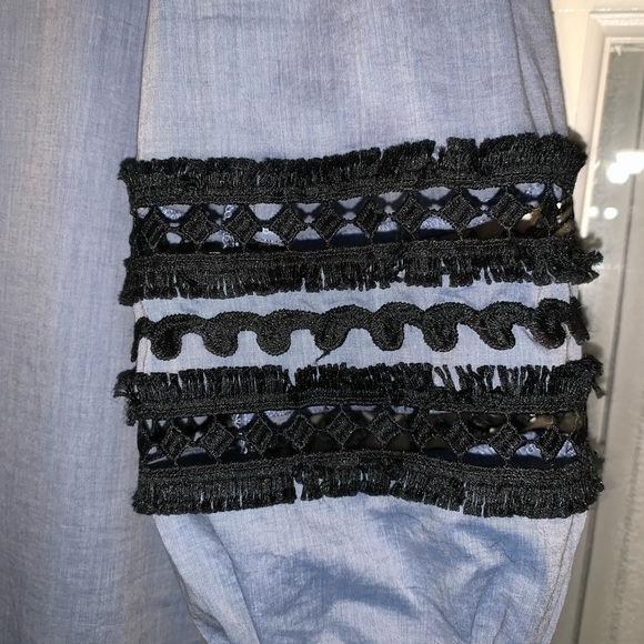 WHO WHAT WEAR chambray denim dress Size XS - Picture 4 of 10